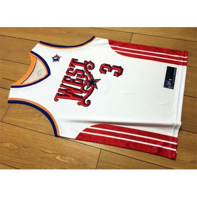 Denver Nuggets 3 Allen Iverson 2008 All Star Game Swingman Jersey