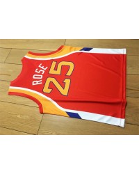 Derrick Rose 25 McDonald's All American 2007 Basketball Jersey