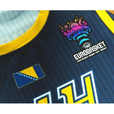 Dzanan Musa 13 Bosnia and Herzegovina 22-23 Away Jersey Navy