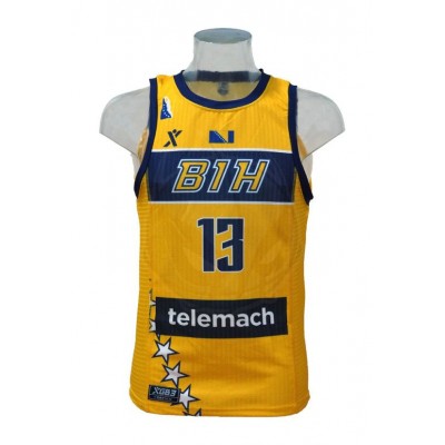 Dzanan Musa 13 Bosnia and Herzegovina 22-23 Home Jersey Yellow