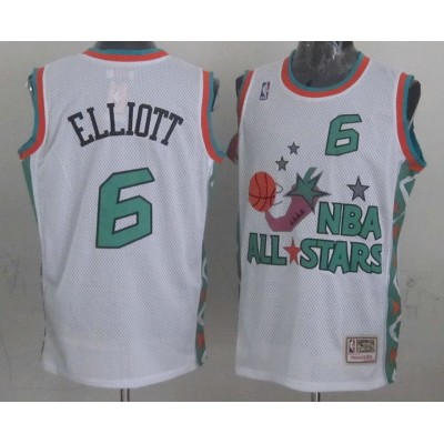 Elliott 1996 all star game jersey white