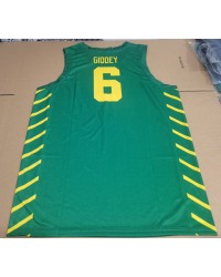 Giddey 6 Team Australia Basketball Jersey Green