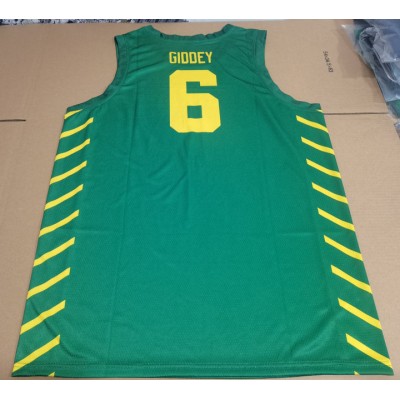 Giddey 6 Team Australia Basketball Jersey Green