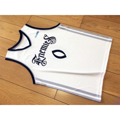 Gilbert Arenas 0 Big 3 Enemies Basketball Jersey White