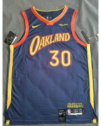 Golden State Warriors 30 Curry 2021 City Edition Jersey player version