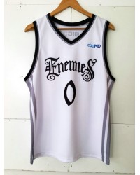 Hibachi 0 Big 3 Enemies Basketball Jersey White