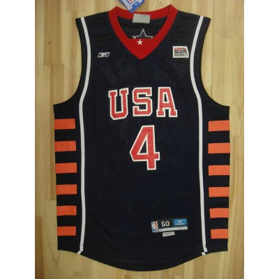 Iverson 4 USA Dream Basketball Team 2004 jersey Blue