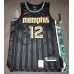 Ja Morant 12 Grizzlies 2020-21 city jersey black player version