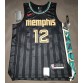 Ja Morant 12 Grizzlies 2020-21 city jersey black player version