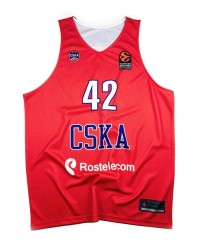 Kyle Hines 42 CSKA Moscow Basketball Jersey Red