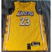 Lakers 23 James 2018-19 city jersey yellow player version