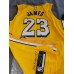 Lakers 23 James 2018-19 city jersey yellow player version