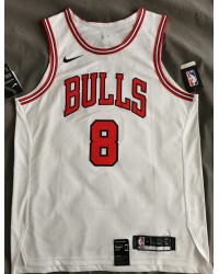 Lavine 8 Chicago Bulls jersey white player version