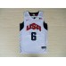 LeBron James 6 2012 Olympics Team USA Basketball Jersey White Nike Men