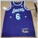 Los Angeles Lakers LeBron James 6 2022 City Edition Jersey Purple