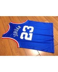 Magic Johnson 32 All Star Game Blue Basketball Jersey 1986 Midsummer Night's Magic Charity Event