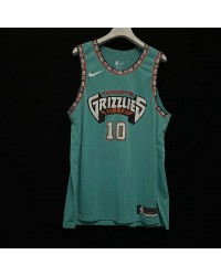 Memphis Grizzlies jersey Mike Bibby 10 Teal HWC Basketball Trikot