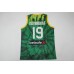 Men Lithuania FIBA Eurobasket 2022 Mindaugas Kuzminskas Green Jersey