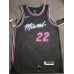 Miami Heat 22 Butler 2018-19 city jersey black player versoin