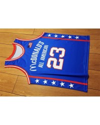 Michael Jordan 23 McDonald's High School All-American 1981 Basketball Jersey