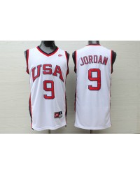 Michael Jordan 9 Team USA 1984 jersey white