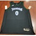 Minnesota Timberwolves 0 Braithwaite Retro Jersey Black Player Version