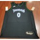 Minnesota Timberwolves 0 Braithwaite Retro Jersey Black Player Version