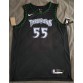 Minnesota Timberwolves 55 Creek Retro Jersey Black Player Version