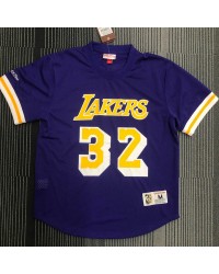 Mitchell Ness Magic Johnson 32 Los Angeles Lakers Hardwood Classics T-Shirt