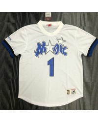 Mitchell Ness Tracy McGrady 1 White Orlando Magic Hardwood Classics T-Shirt