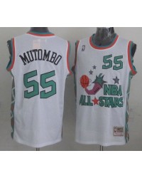 Mutombo 1996 all star game jersey white