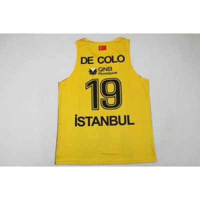 Nando de Colo 19 Fenerbahce 2022-23 Basketball Jersey