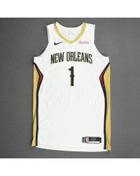 New Orleans Pelicans Williamson 1 White Association Edition player version