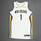 New Orleans Pelicans Williamson 1 White Association Edition player version