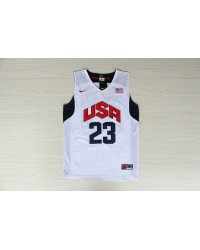 Nike 23 Irving 2012 Team USA Olympics Jersey White