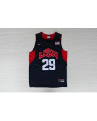 Nike 29 George 2012 Team USA Olympics Jersey Blue