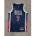 Nike Kevin Durant 7 Navy Mens USA Basketball 2024 Swingman Player Jersey