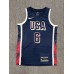 Nike Lebron James 6 Navy Mens USA Basketball 2024 Swingman Player Jersey