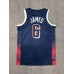 Nike Lebron James 6 Navy Mens USA Basketball 2024 Swingman Player Jersey