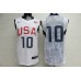 Nike Team USA 2008 Olympics Kobe Bryant 10 Basketball Jersey White