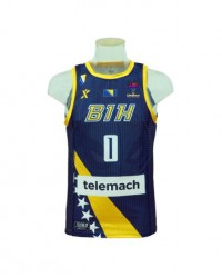 Nurkic Azul 0 Bosnia and Herzegovina 22-23 Away Jersey Navy