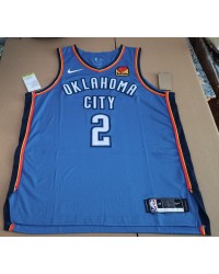 Oklahoma City Thunder Shai Gilgeous-Alexander 2 OKC Jersey Blue