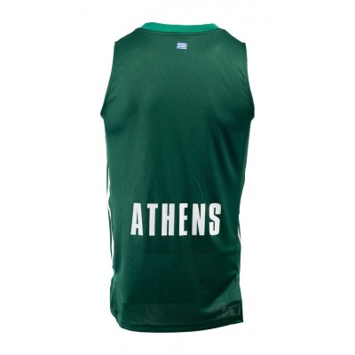 Panathinaikos 2022-23 Home Basketball Jersey Green