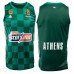 Panathinaikos 2022-23 Home Basketball Jersey Green