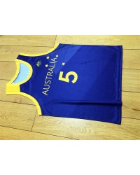 Patty Mills 5 Australian Basketball Jersey Printed Blue