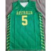 Patty Mills 5 Team Australia Basketball Jersey Green