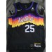 Phoenix Suns 25 Bridges 20-21 City Edition Jersey Black player version