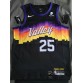 Phoenix Suns 25 Bridges 20-21 City Edition Jersey Black player version