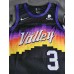 Phoenix Suns 3 Paul 20-21 City Edition Jersey Black player version