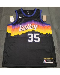 Phoenix Suns 35 Durant 20-21 City Edition Jersey Black player version